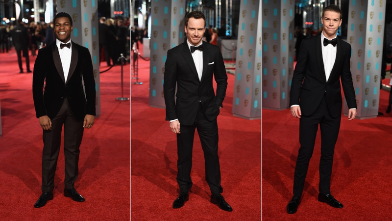 Illustration for article titled Bright Red, Boring Tuxedos and Lots of Whos at 2016 BAFTA